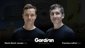 Martin Borch Jenson, CSO and Francisco LePort, CEO of Gordian Biotechnology